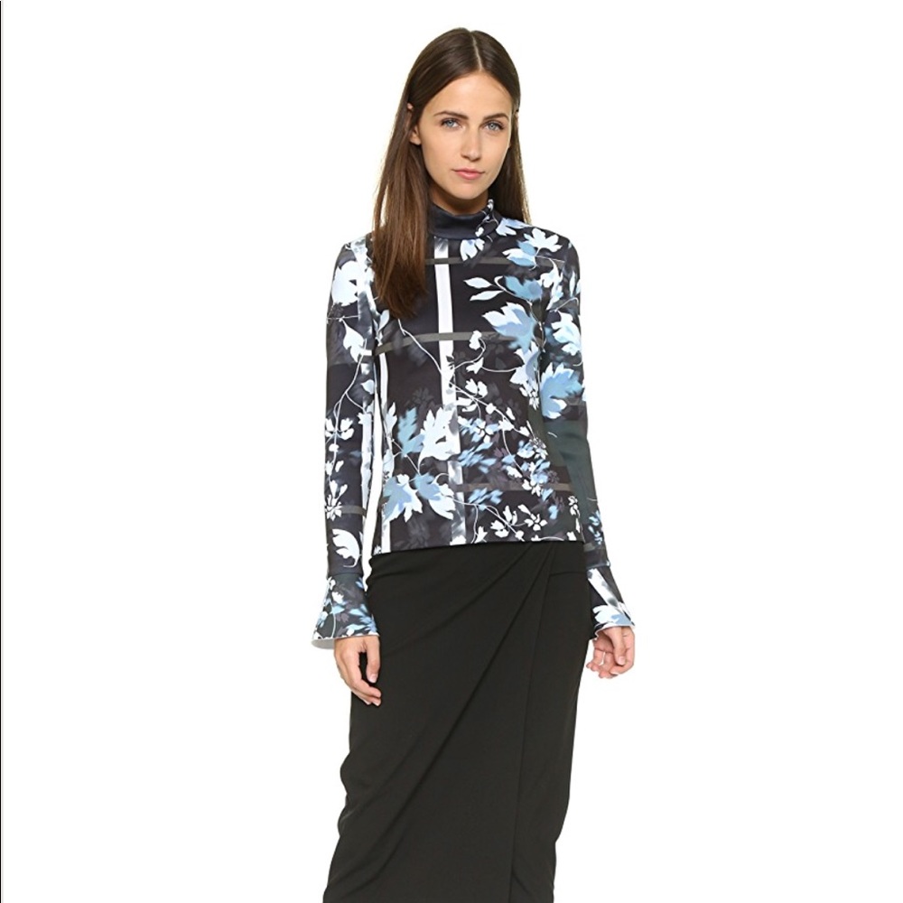 Clover Canyon Fall Leaves Neoprene Top